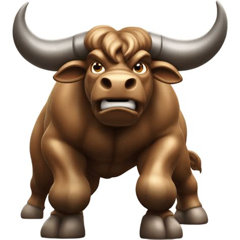 charging bull statue emoji | AI Emoji Generator