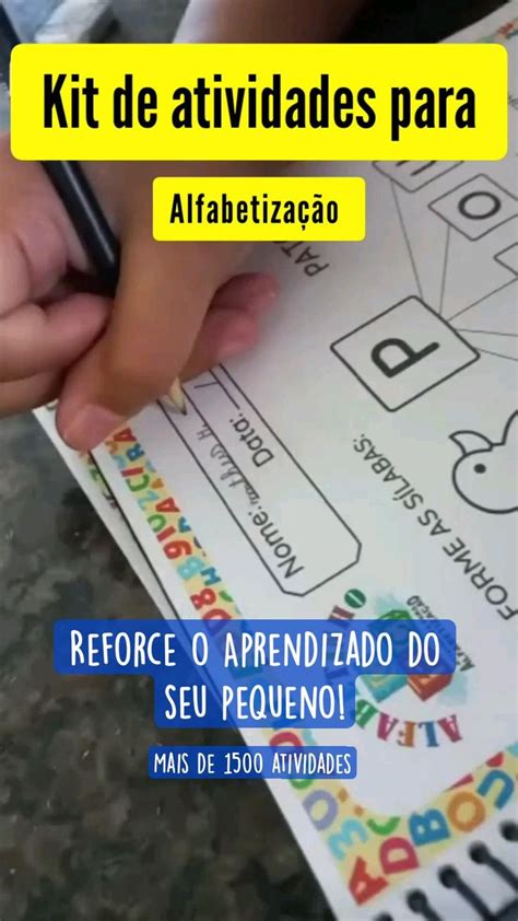 Reforce O Aprendizado Do Seu Pequeno Mais De 1500 Atividades Como