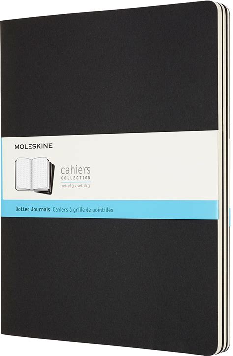 Moleskine Cahier Extra Extra Large Journal Dotted Set Of 3