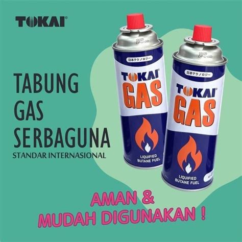 Jual Kaleng Gas Tokai Gram Untuk Refil Kompor Portable Di Lapak