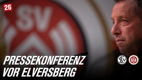 Pressekonferenz Vor Sv Elversberg Vs Sv Wehen Wiesbaden I