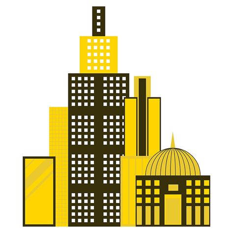 Skyscrapers Buildings Isolated Tower Office City Vector Ai Eps Uidownload