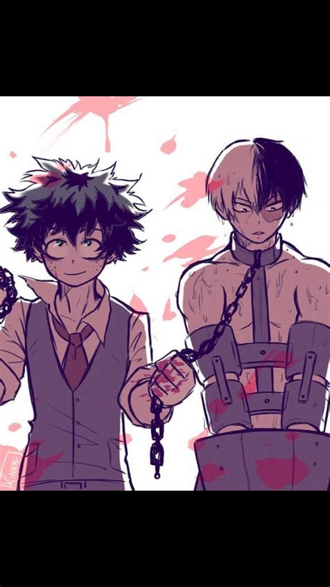 MHA Villain Deku X Todoroki