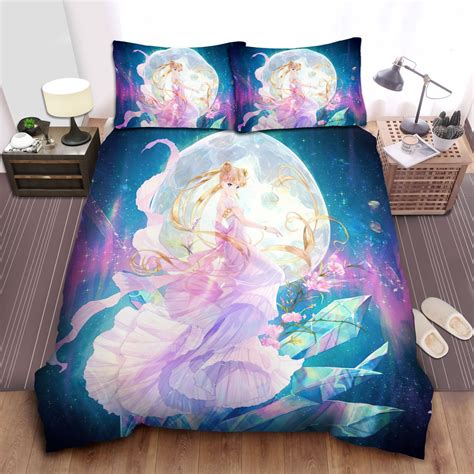 Sailor Moon Usagi Tsukino The Princess And Crystal Bed Sheets Spread