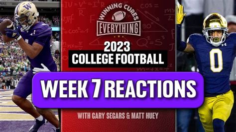 2023 Week 7 College Football Reactions And Recap Washington Shocks