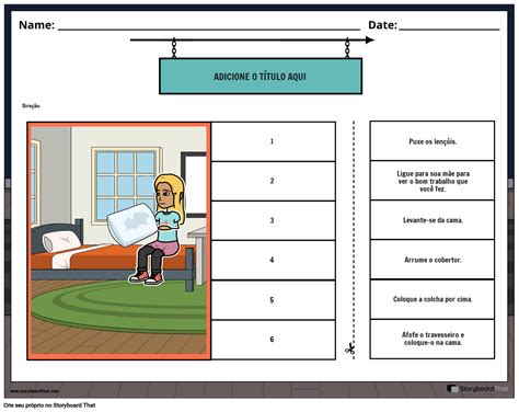 Planilhas de Sequenciamento de Histórias Para Alunos StoryboardThat