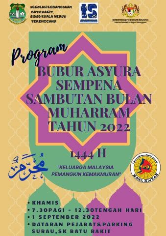 Program Bubur Asyura Sempena Sambutan Awal Muharram Tahun