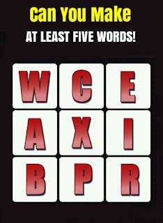 7 Letter Word Using These Letters - letter words