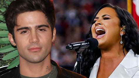 Demi Lovatos Ex Fiance Max Ehrich Reacts To Her Breakup Song ‘still