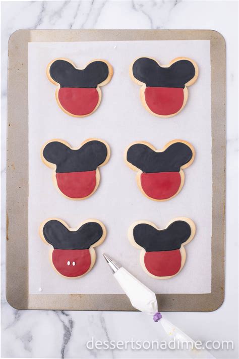 Mickey Mouse Cookies - Desserts on a Dime