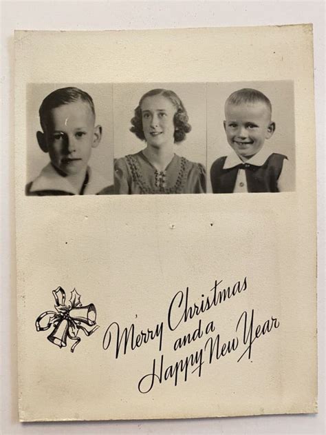 Vintage Photo Christmas Cards -Festive Greetings From The Family! - The ...