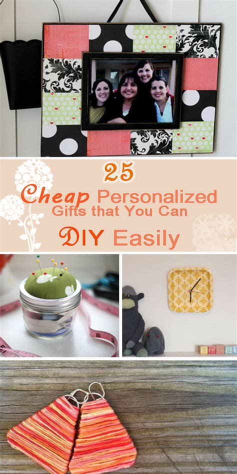 25 Cheap Personalized Gifts that You Can DIY Easily - Hative