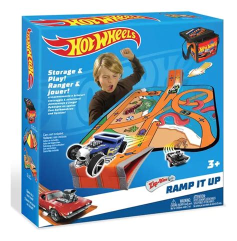 Hot Wheels Tara Toy Zipbin Ramp It Up Descompacte Para Co Frete grátis
