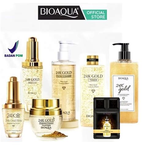 Jual Bioaqua Skincare K Gold Series Shopee Indonesia