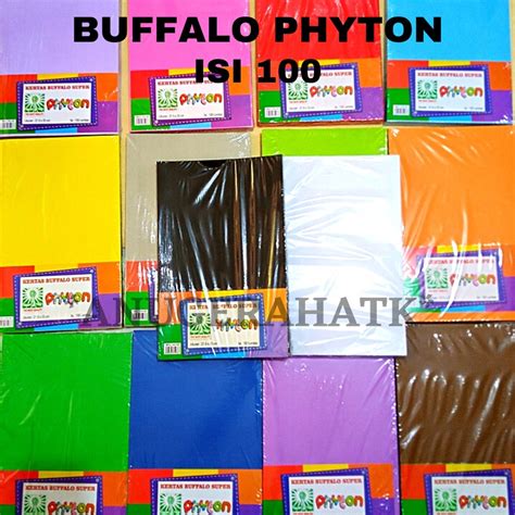 Jual Pack Isi Lbr Kertas Cover Jilid Bufalo Buffalo Uk F Merk