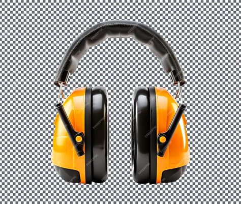 Premium PSD | Electronic shooting ear muffs isolated on transparent