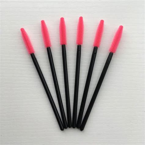 Baguettes De Mascara En Silicone Jetables Pi Ces Applicateur De