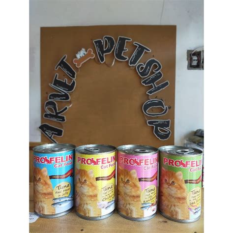 Jual PROFELIN Cat Food Makanan Basah Kucing Kemasan Kaleng 400 Gram