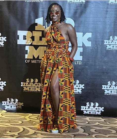 Kente African Print Multiway Infinity Maxi Dress Kenya Laviye