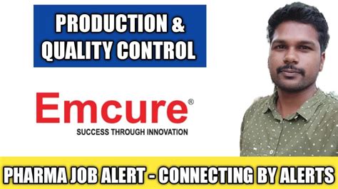 Emcure Pharmaceuticals Walk In Drive MSc BSc M Pharm B Pharm ITI