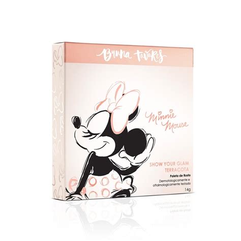 Paleta de Rosto Coleção Minnie Mouse Show Your Glam Terracota Bruna