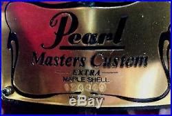 RARE Complete Pearl Masters Custom Extra Maple MRX Drum Kit Tons Of