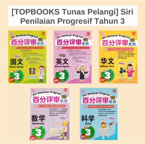 TOPBOOKS Tunas Pelangi Siri Penilaian Progresif Tahun 3 Lazada