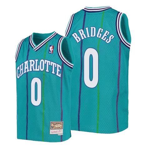 Youth Charlotte Hornets Miles Bridges Kids Hardwood Classics Teal Jersey – Choose Your Style With Us