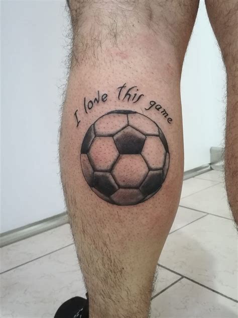 I Love This Game Football Ball Tatuaje Balon De Futbol Tatuajes