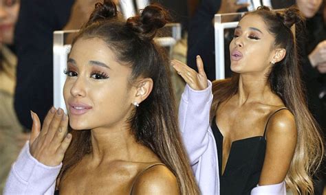 Ariana Grande suffers a fake-tanning and make up fail in London | Daily Mail Online