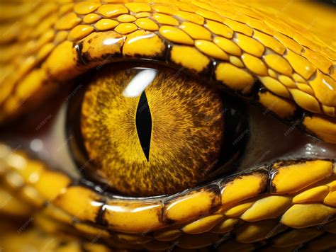 premium photo  unblinking macro eye   reptile  snake