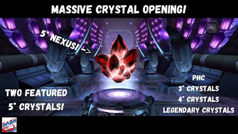 Mcoc Massive Crystal Opening 5 Nexus Two 5 Featured And Much More Youtube