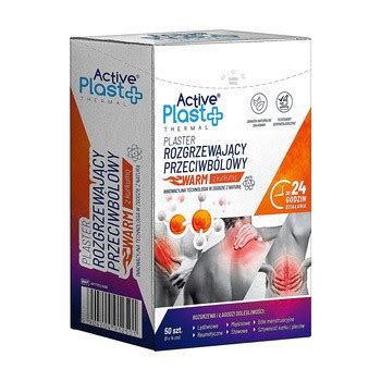 Active Plast Thermal Plaster Rozgrzewaj Cy I Przeciwb Lowy Z Kurkum