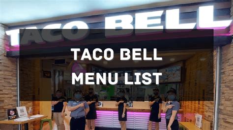 Taco Bell Menu Prices Philippines 2025 [Updated] — All About ...