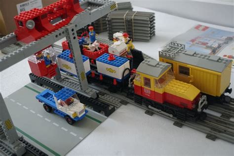 LEGO - Trains - Rare vintage Lego 12 volt freight train complete with ...