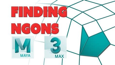 Finding Ngons And Triangles In 3ds Max And Maya A 3d Modeling Tutorial