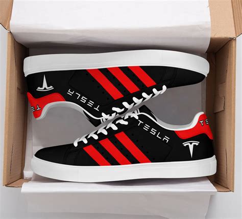 Tesla Sneaker Shoes Ver Red Klasern Store