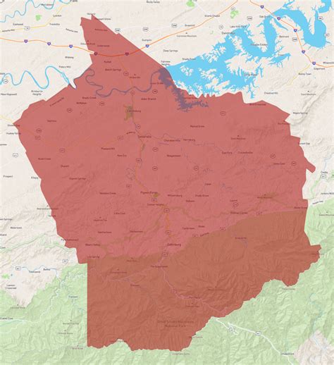 Search Public Court Records for Sevier County, Tennessee