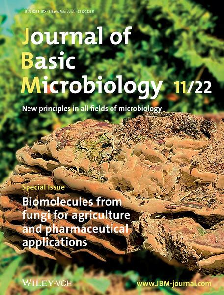 Cover Journal Of Basic Microbiology 112022 2022 Journal Of Basic Microbiology Wiley