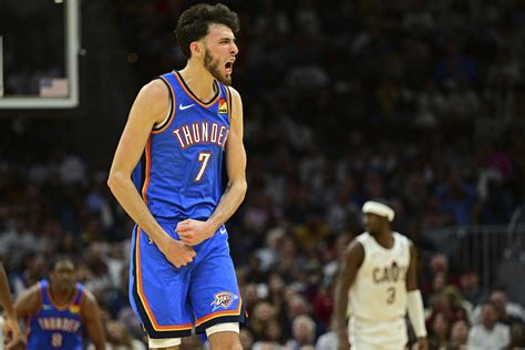 Nba Chet Holmgren Shines As Thunder Rally Past Cavaliers Inquirer Sports