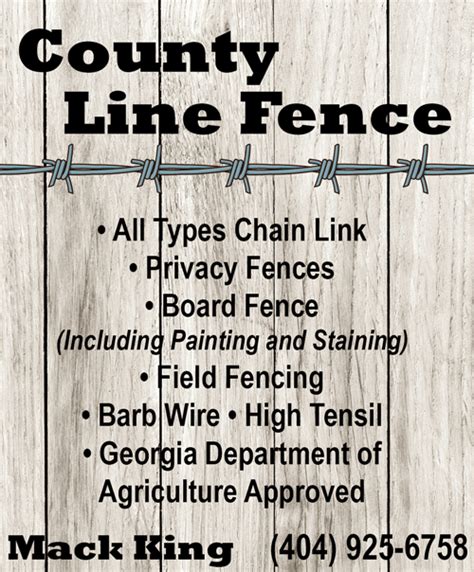 Services | County Line Fence