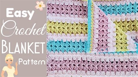 Easy Breezy Mile A Minute Crochet Baby Blanket Pattern The Secret