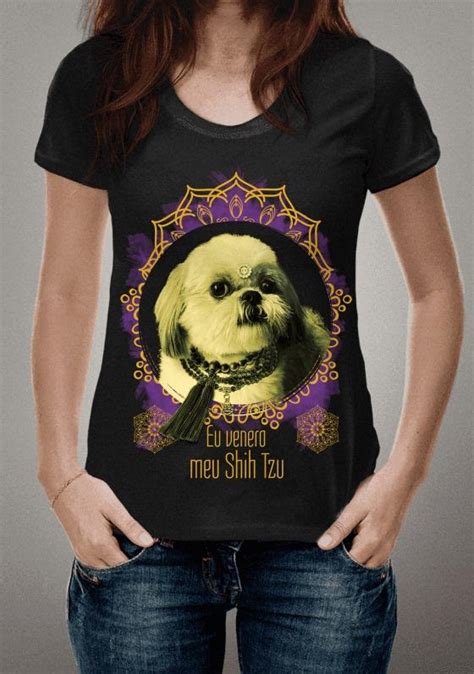 Baby Long Estonada Camiseta Shih Tzu Venerado R Em Pet Parents