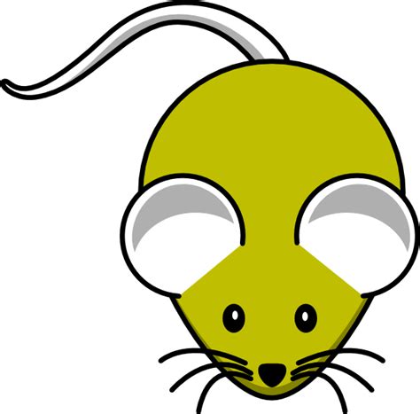 Gray Yellow Mouse Clip Art At Vector Clip Art Online