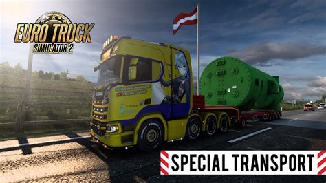 Scania S730 8x4 Special Transport Euro Truck Simulator 2 Linz To