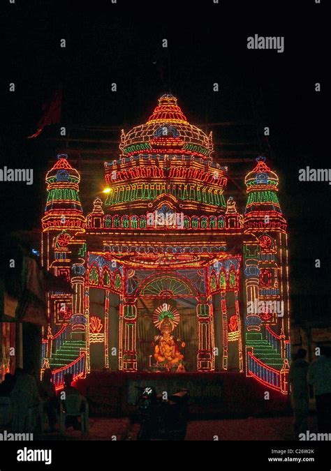 Ganesh Ganpati Festival, Pune, Maharashtra, India Stock Photo - Alamy