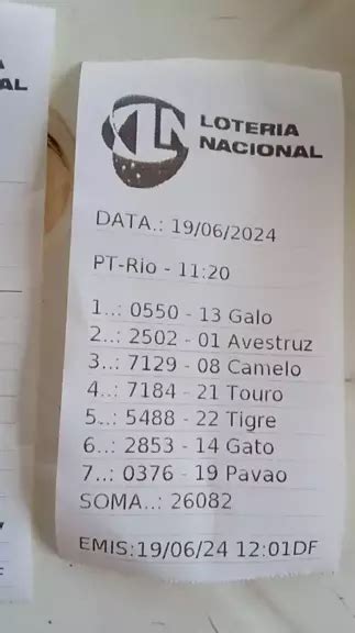 Resultado Da Loteria Nacional Das Horas O Resultado Descubra A