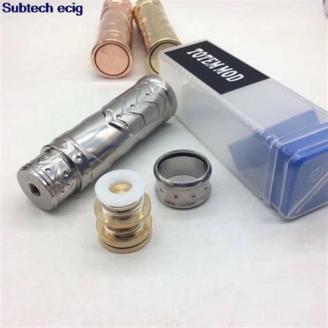 Nouveau Totem Mech Mod Mm Ss Laiton Cuivre Batterie