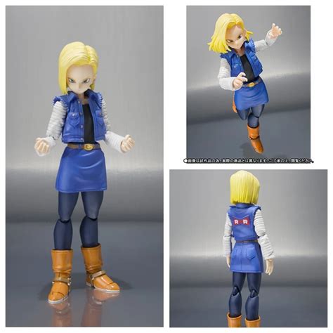 Dragon Ball Z Android No 18 Shf Lazuli Action Figure Toy Shfiguarts