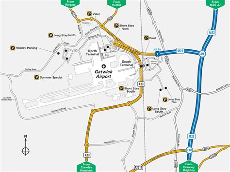 Gatwick Airport Terminal Map